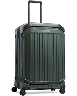 Piquadro Medium Expandable Hardside Suitcase - Green