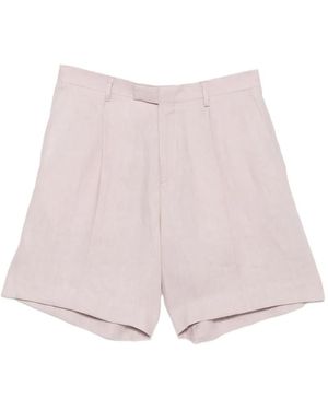 Lardini Pleated Shorts - Pink