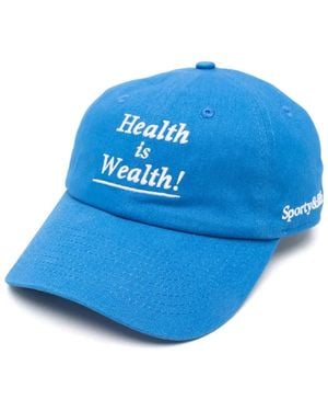 Sporty & Rich Cappelli Cotone-Donna - Blu