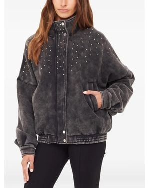The Upside Cosmic Carmen Bomber Jacket - Gray