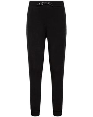 Guess Drawstring-Waist Track Trousers - Black