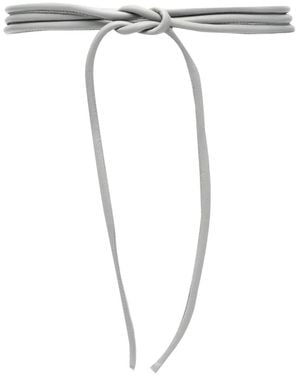 FURLING BY GIANI Filo Leather Belt - White