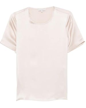 Antonelli Creta Short-Sleeve Blouse - Pink
