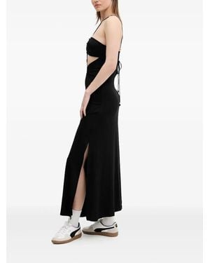 Desigual Cut-Out Midi Dress - White