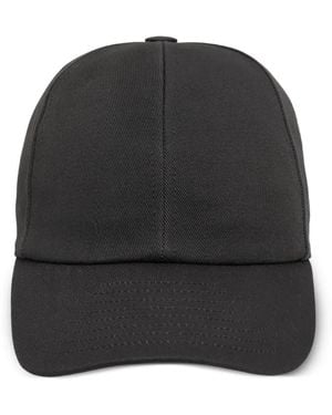 Courreges Cotton Cap - Black