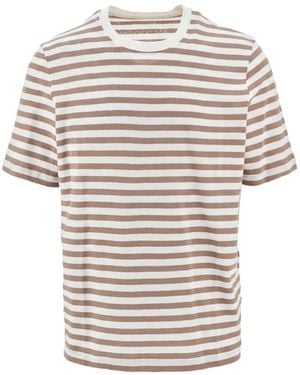 Majestic Filatures Striped T-Shirt - White