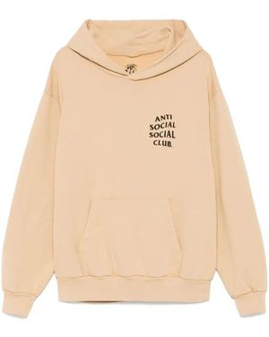 ANTI SOCIAL SOCIAL CLUB Felpa Con Cappuccio E Logo - Neutro