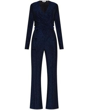 【DIANE von FURSTENBERG】コシマツーラメジャンプスーツ DIANE von FURSTENBERG】コシマツーラメジャンプスーツ