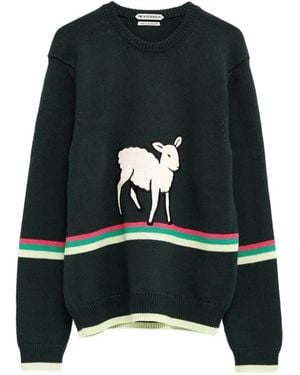 JW Anderson Sheep-Patch Jumper - Black