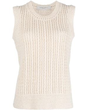 Golden Goose チャンキーニット ベスト - ナチュラル