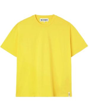 Sunnei Short-Sleeves T-Shirt - Yellow