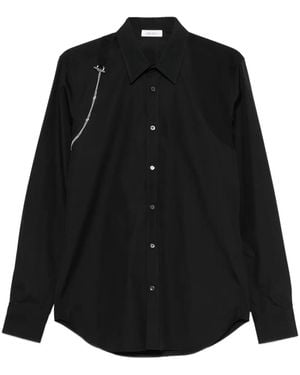 McQueen Chain Pin Shirt - Black