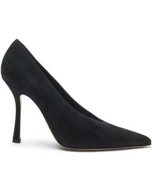 Casadei Escarpins Asymétriques Nina En Daim - Black