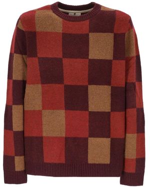 Anerkjendt Maglione A Quadri - Rosso