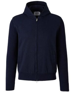 Gran Sasso Kapuzenjacke mit Reißverschluss - Blau