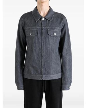 KOZABURO Zip-Up Denim Jacket - Grey