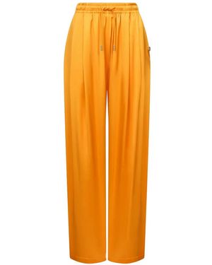 Danamé Hose Mit Elastischem Bund Und Faltendetail - Orange