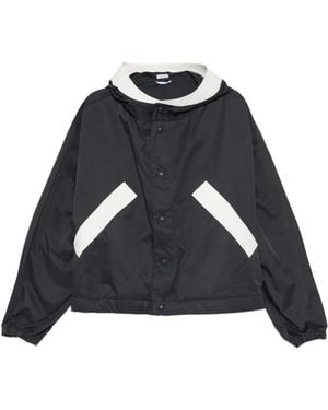Thom Browne Cropped Hooded Jacket - Blue