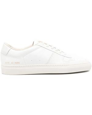 Common Projects Sneakers Met Leren Vlakken - Wit