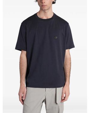 Low Brand B240 Logo-Patch T-Shirt - Blue
