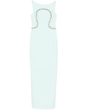 Safiyaa Mouwloze Midi-Jurk - Wit
