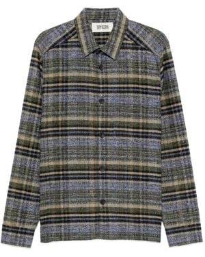 DRYKORN Check-Pattern Shirt - Grey