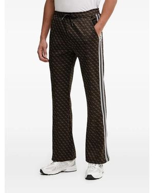 Guess Monogram Stripe Pants - Black
