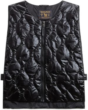 Woolrich Packable Quilted Vest - Black