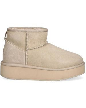 EMU Stinger Micro Flatform Boots - Natural