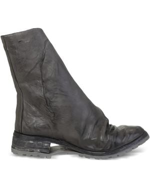Carol Christian Poell Folded Rubber Sole Boots - Black