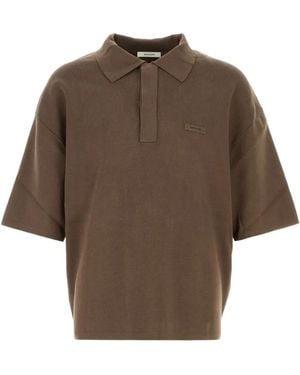 Entire studios Short-Sleeve Polo Shirt - Brown
