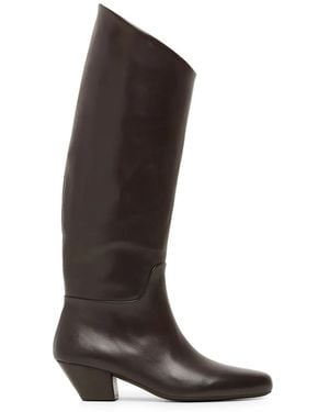 Marsèll Goccio Knee-Length Leather Boots - Brown