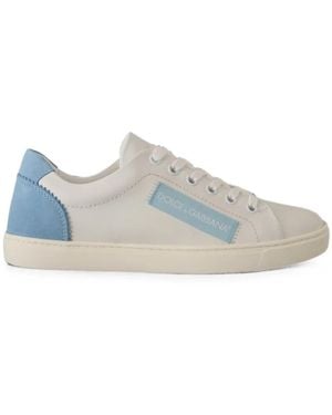 Dolce & Gabbana Sneakers Mit Logo-Patch - Weiß