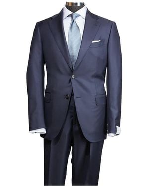 Caruso Norma Pak Met Enkele Rij Knopen - Blauw