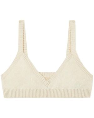 Alanui Gerippter Finest-Bh - Natur