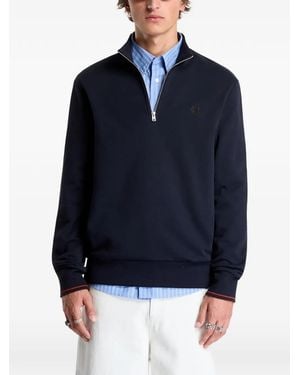 Fred Perry Half-Zip Sweatshirt - Blue