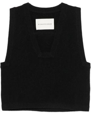 By Malene Birger Wione V-Neck Tank Top - Black