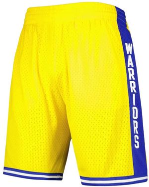 Mitchell & Ness Shorts Nba "1974-75 Golden State Warriors" - Giallo