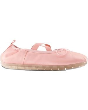 Simone Rocha Satin Ballerina Shoes - Pink