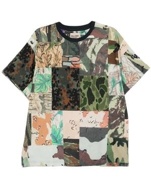GALLERY DEPT. Mixed-Patchwork Camouflage T-Shirt - Grey