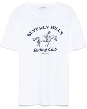 Sporty & Rich Beverly Hills Riding Club T-Shirt - White