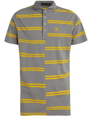 G/FORE Striped Polo Shirt - Grey