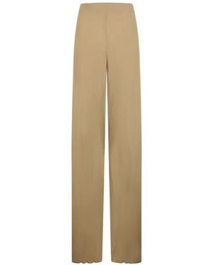 Alberta Ferretti High-Waisted Pants - Natural