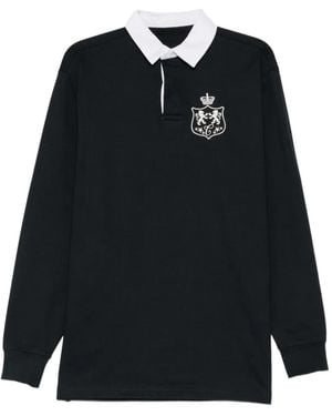 CAVENDISH® Logo-Embroidered Polo Shirt - Black
