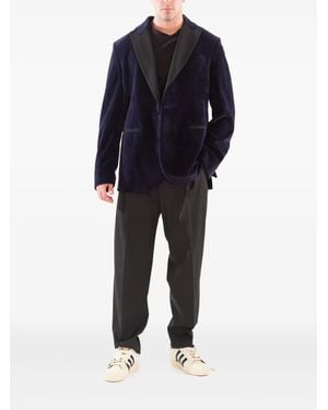 Circolo 1901 Velvet Blazer - Blue