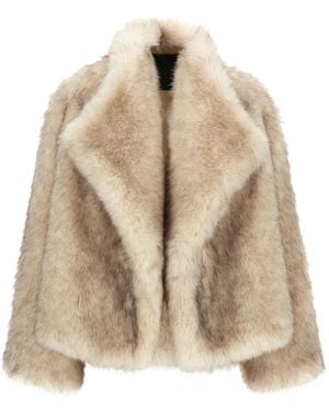 BB COUTURE Faux-Fur Jacket - Natural