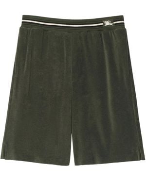 Burberry Elasticated-Waist Shorts - Green