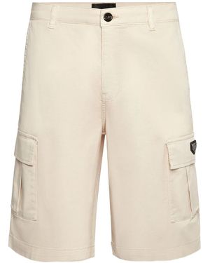 Philipp Plein Bermudas Con Bolsillos Estilo Cargo - Neutro