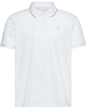 Calvin Klein Poloshirt mit Logo-Detail - Weiß