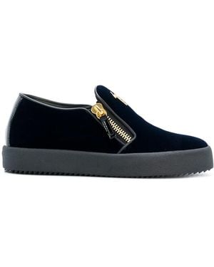 Giuseppe Zanotti Eve Laceless Trainers - Blue